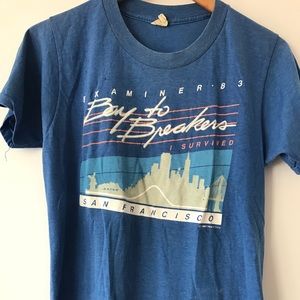 Vintage Bay to Breakers 1983 t-shirt
